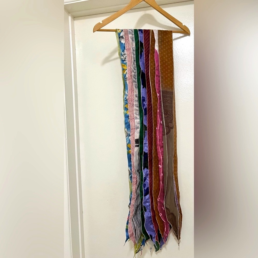Sari Silk-Blend Scarf Tichel Headwrap